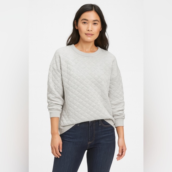 GAP XL Quilted Crew Neck Pullover Sweater - Picture 1 of 10